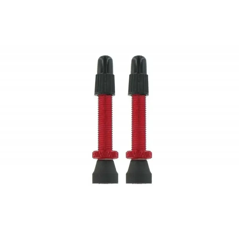 Paar Alu-Tubeless-Ventile mit abnehmbarem Obus Parts 8.3