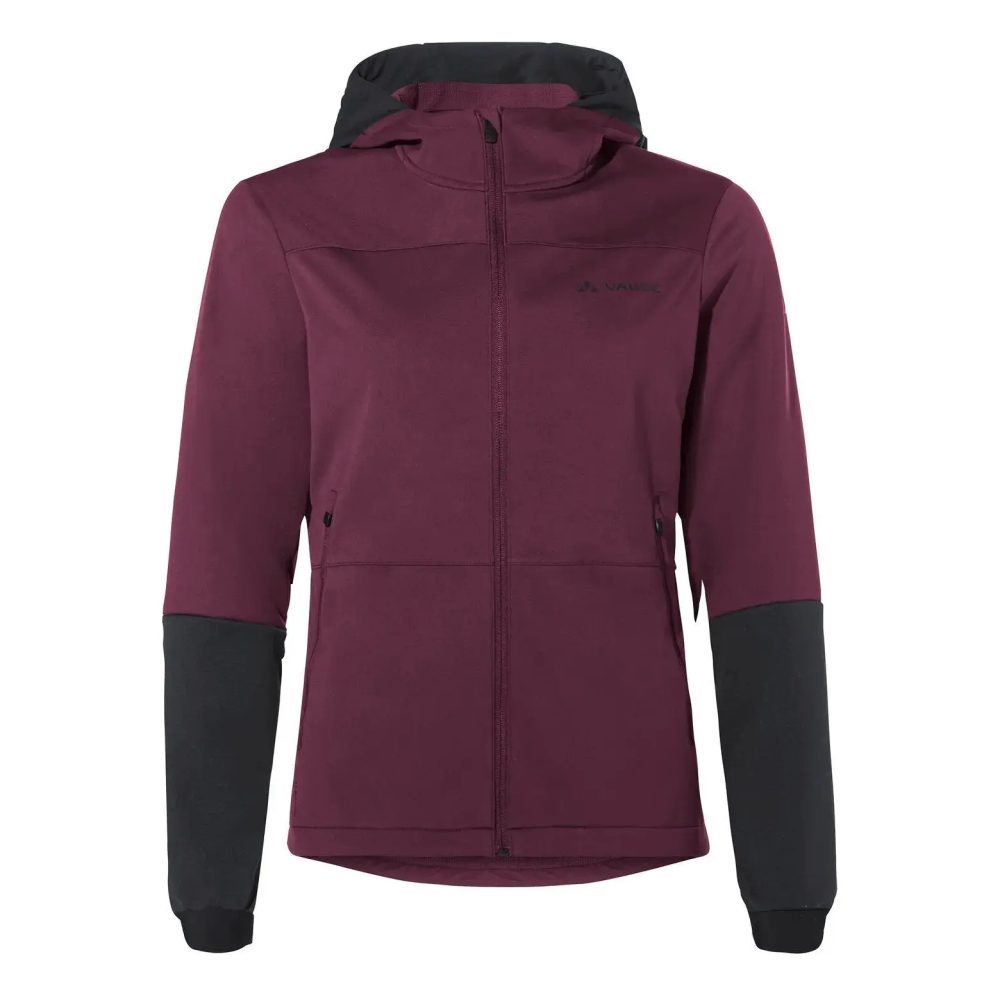 VAUDE - Qimsa Hooded Softshell Jacket, 36, Brombeere