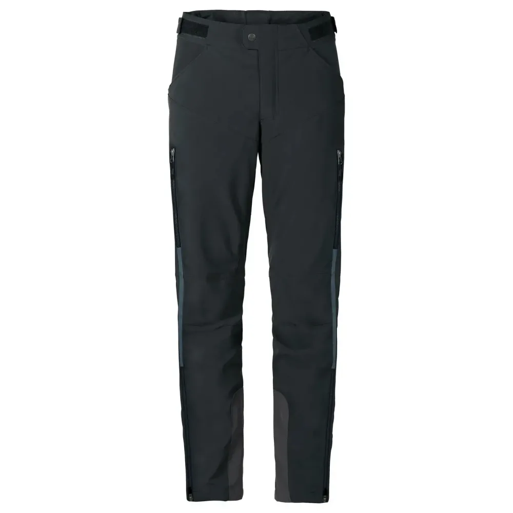 VAUDE - Qimsa Softshell Pants II S/S+L/S, XL-Long, Schwarz / Schwarz