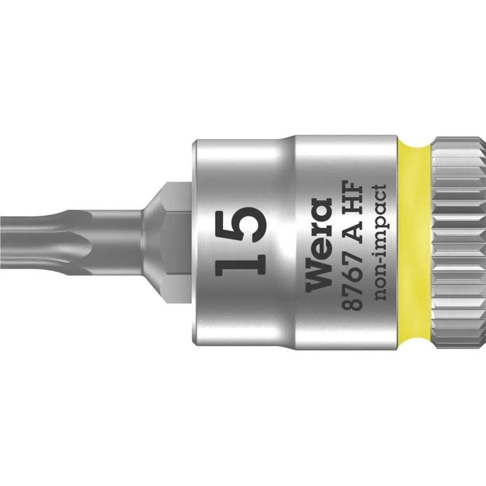 Wera 8767 A 05003363001 Innen-Sechsrund (TX) Steckschlüssel-Bit-Einsatz Haltefunktion 6.3 mm 1/4 T 15 1/4 (6.3 mm)