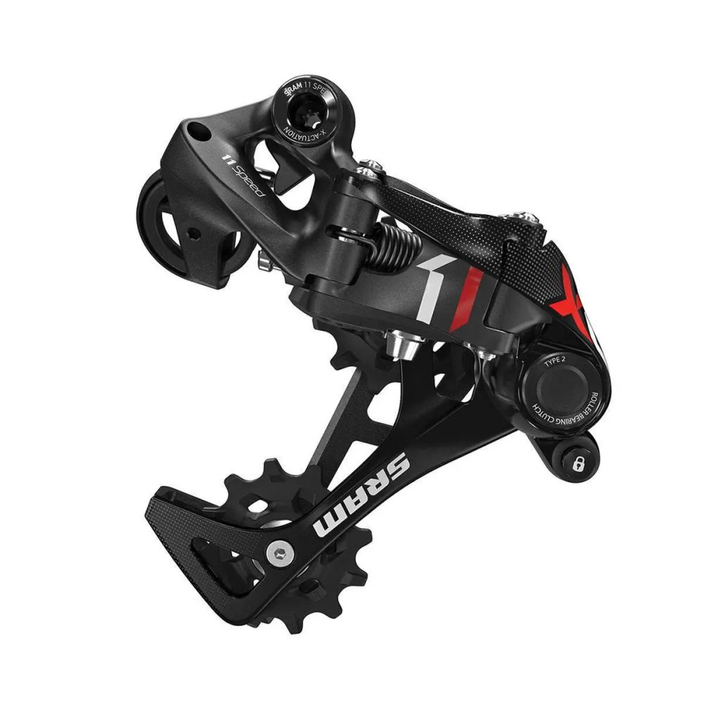 SRAM X01 Type 2.1 Schaltwerk 11-fach langer Käfig schwarz/rot 2019 MTB Schaltwerke