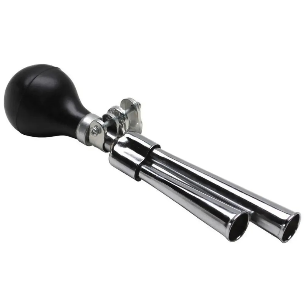 Fahrradklingel mit Horn Chrom 2 Töne P2R