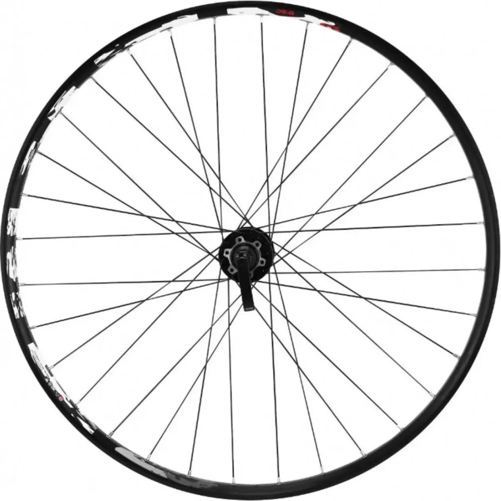 MTB-Fahrradvorderrad doppelwandige 6-Loch-Nabe - 21 mm innen und 27 mm außen Velox Karma Disc