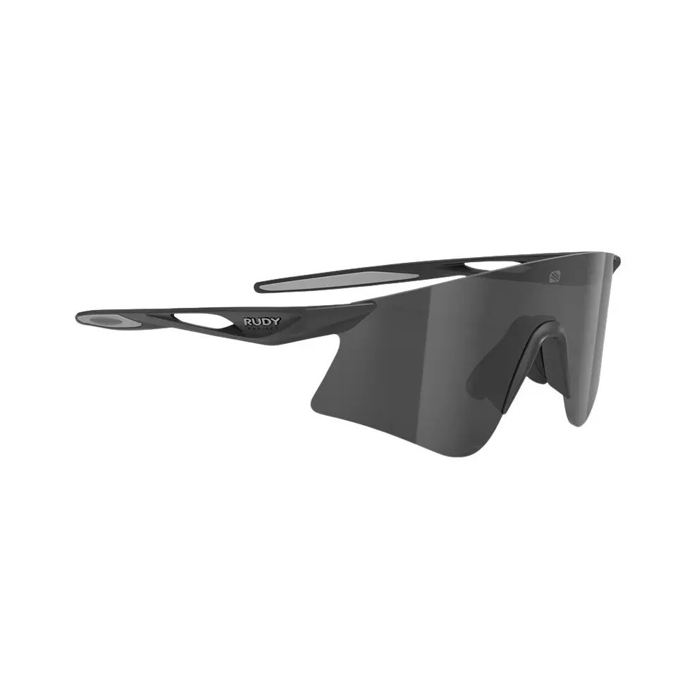 Rudy Project Germany GmbH Rudy Project SP881006 ASTRAL Unisex-Sonnenbrille Randlos Monoscheibe Kunststoff-Gestell, Schwarz