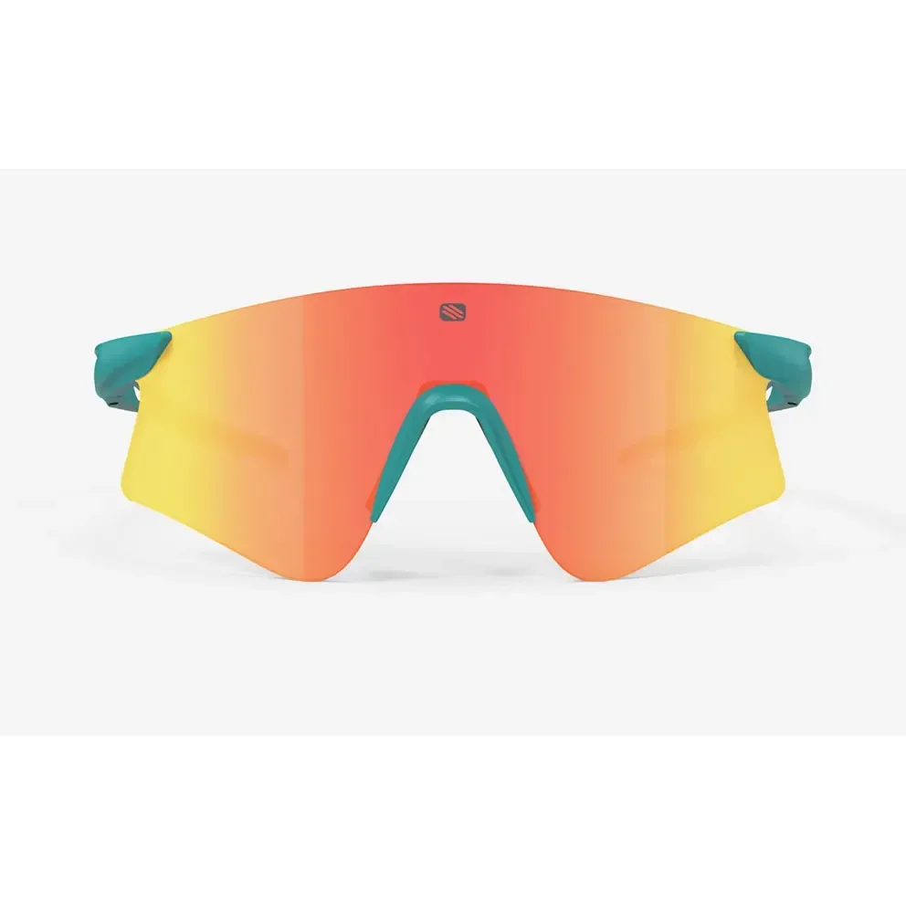 Rudy Project Germany GmbH Rudy Project SP884023 ASTRAL Unisex-Sonnenbrille Randlos Monoscheibe Kunststoff-Gestell, Grün