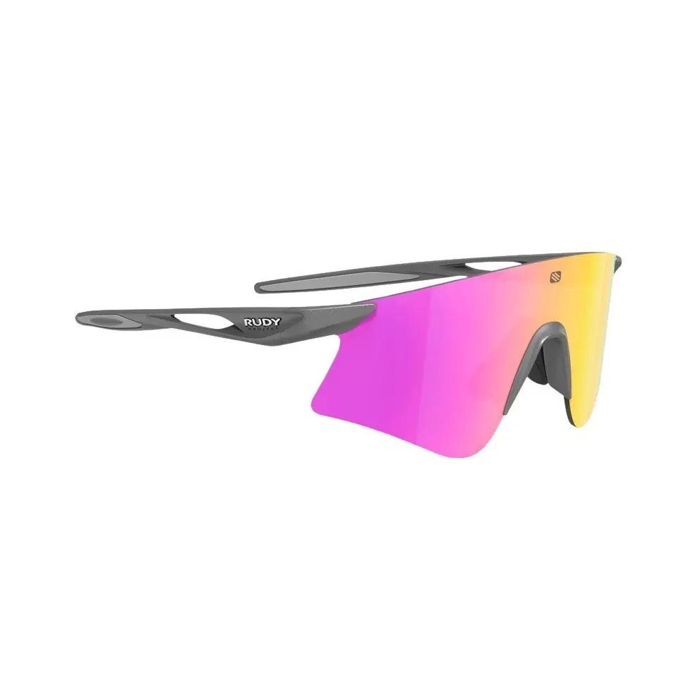 Rudy Project Germany GmbH Rudy Project SP885292 ASTRAL Unisex-Sonnenbrille Randlos Monoscheibe Kunststoff-Gestell, Grau