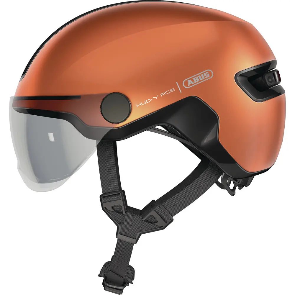 Abus Velohelm HUD-Y ACE - goldfish orange