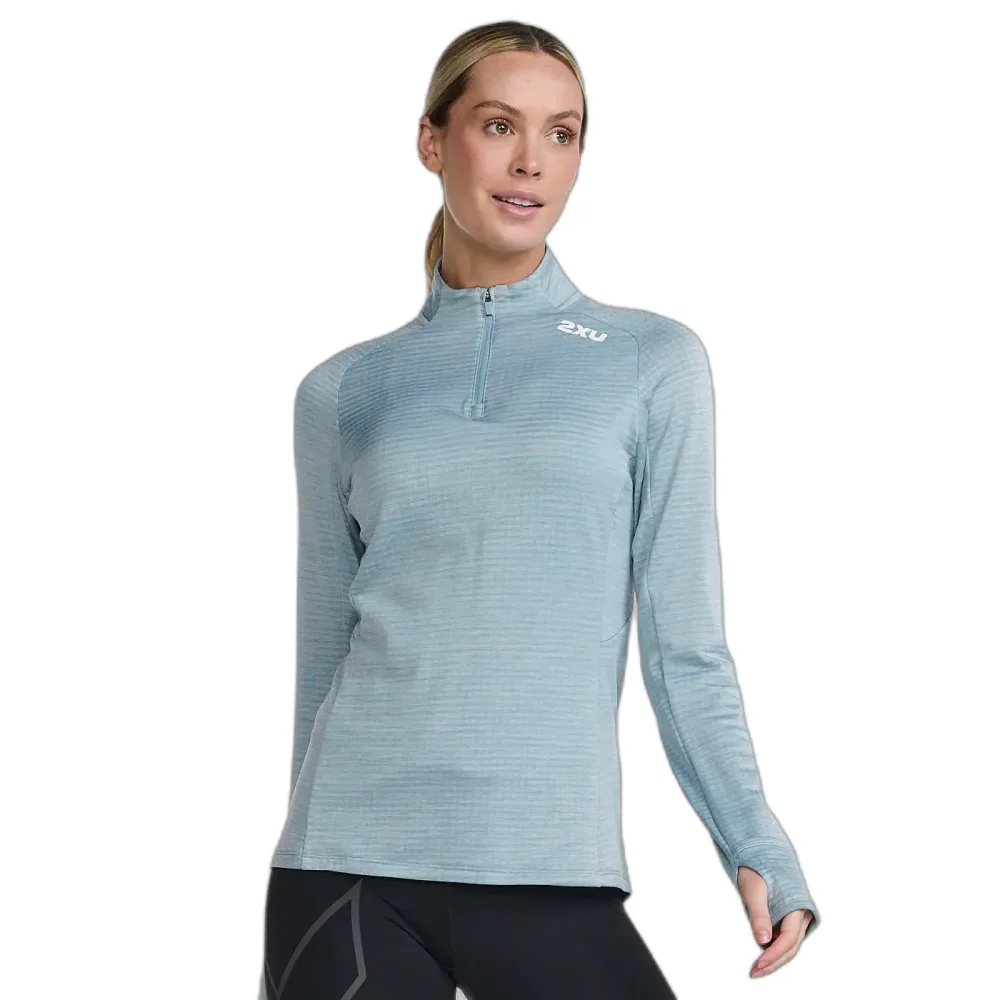 1/4-Zip-Langarmtrikot, Damen 2XU Ignition