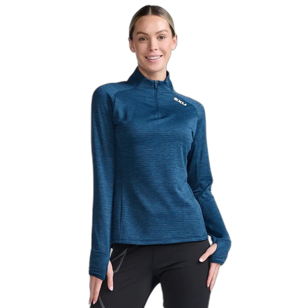 1/4-Zip-Langarmtrikot, Damen 2XU Ignition