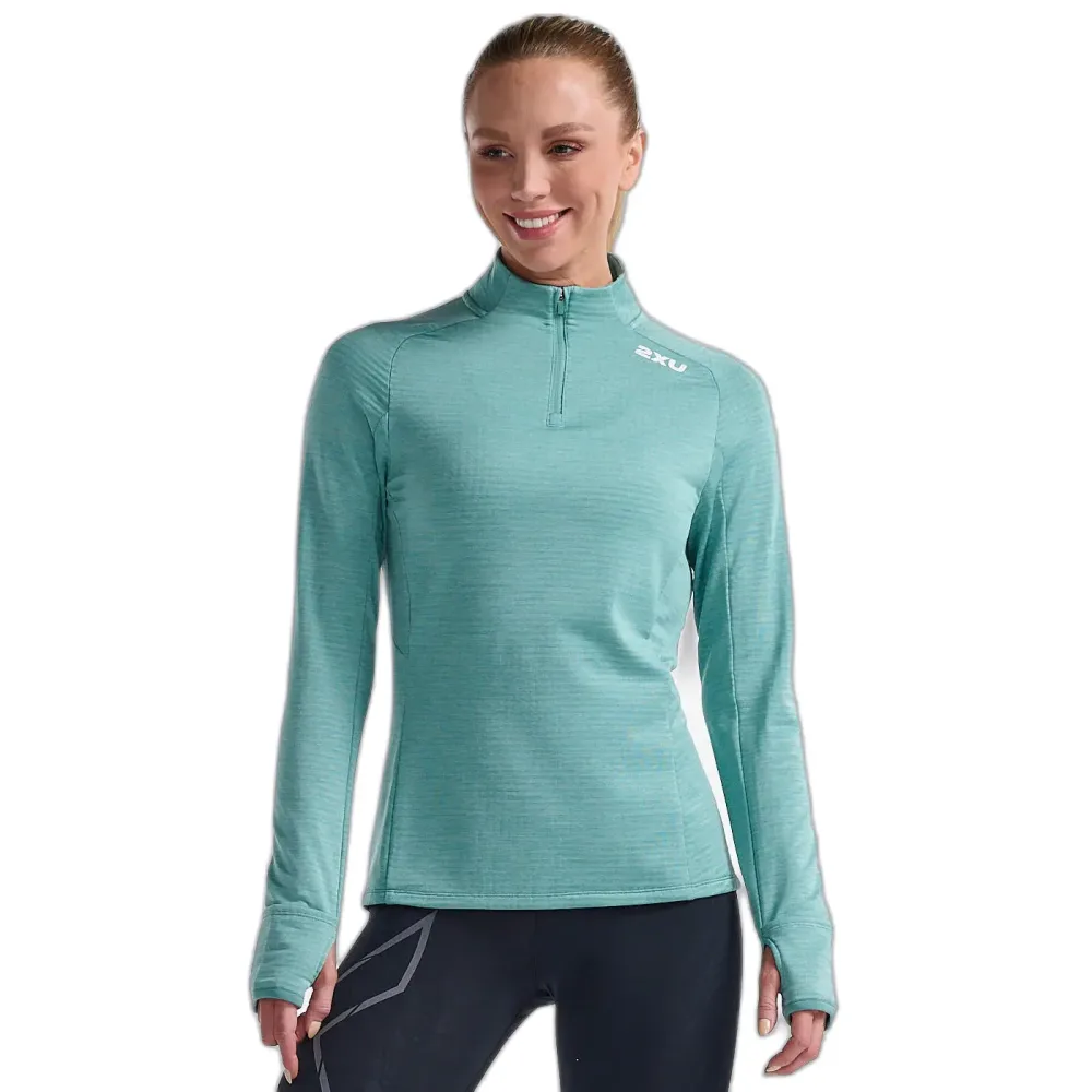 1/4-Zip-Langarmtrikot, Damen 2XU Ignition