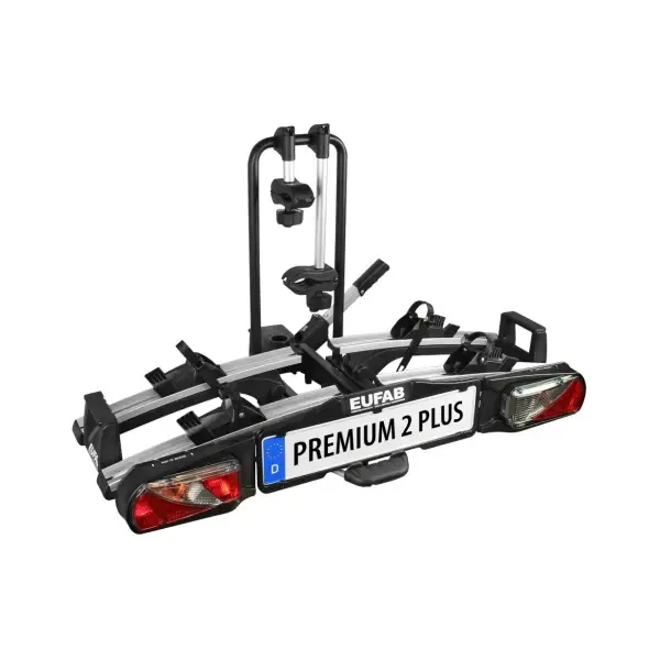 Fahrradträger auf der Anhängerkupplung faltbar neigbar Eufab Premium Vae / E Bike