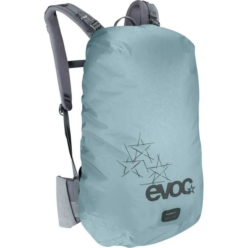 Evoc Raincover Sleeve 10-25L Regenhülle grau /  steel, Grösse: M