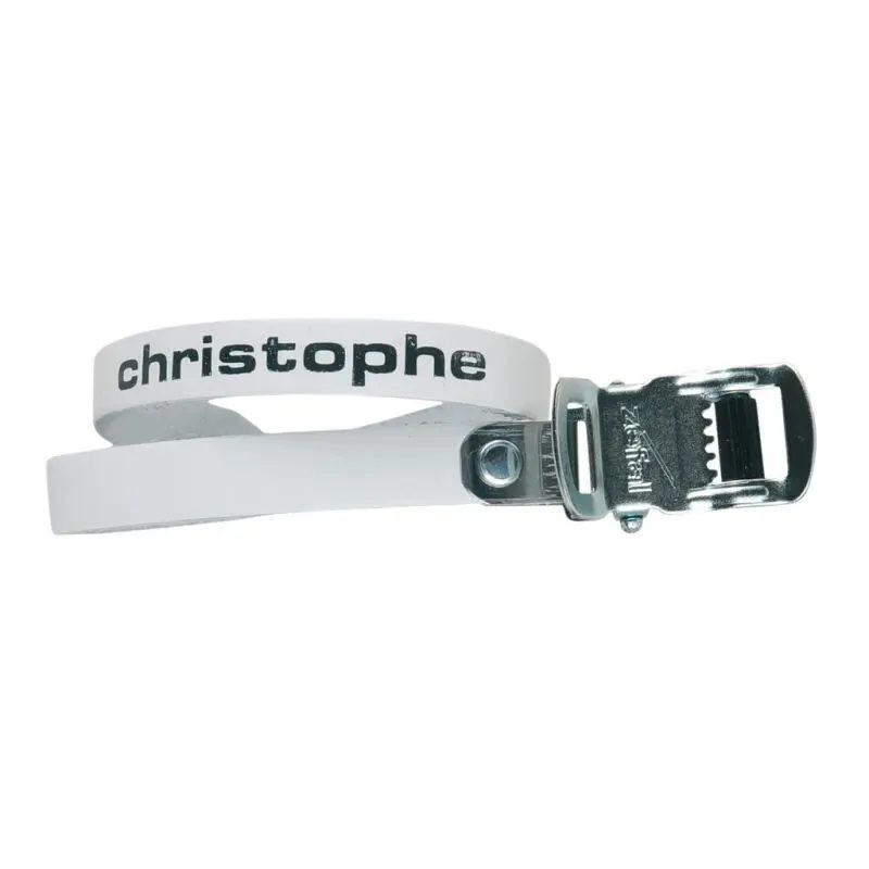 Zefal Christophe 516 Pedalriemen Leder weiß 2019 Pedalplatten & Zubehör