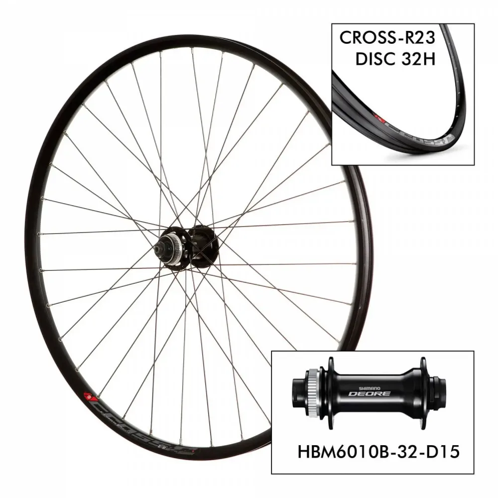 Fahrradrad Mach1 D. Cross-R23 32H - M6010 15x100
