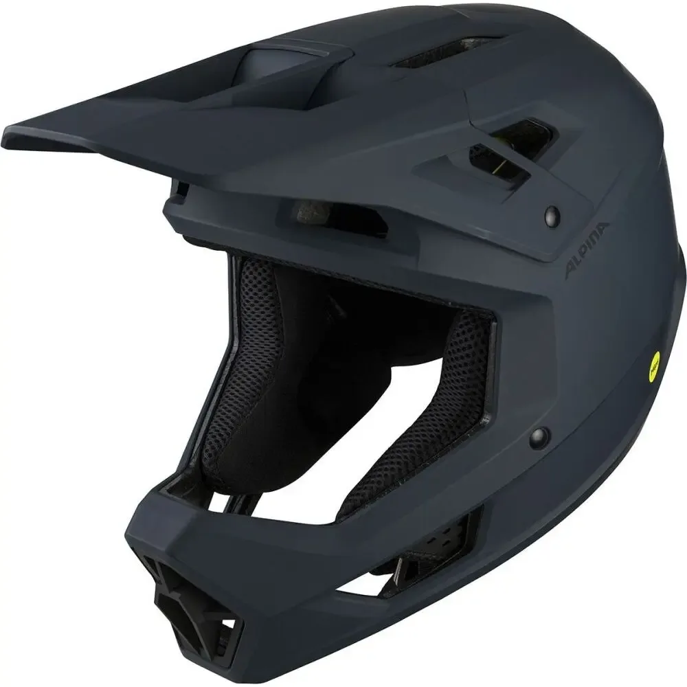 ALPINA Fahrradhelm Fullface Pikes Mips dunkelblau | 52-55CM