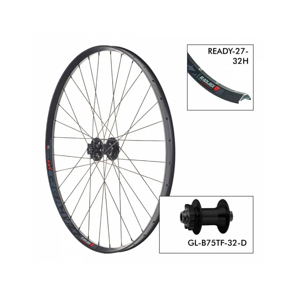 Fahrradrad Black Jack D.Ready27 32H - TF