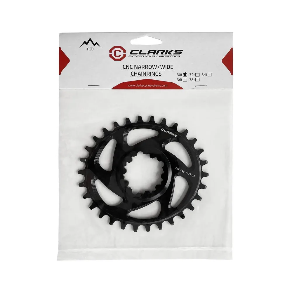 Ovale Aluminiumpedale Clarks Cycle Systems CCR-04-OV - 9-12v