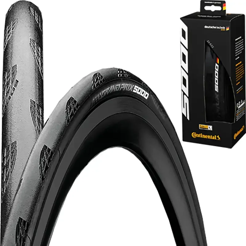 Continental Grand Prix 5000 700 x 25C Fahrradreifen Schwarz, Herren, Größe: ONE SIZE