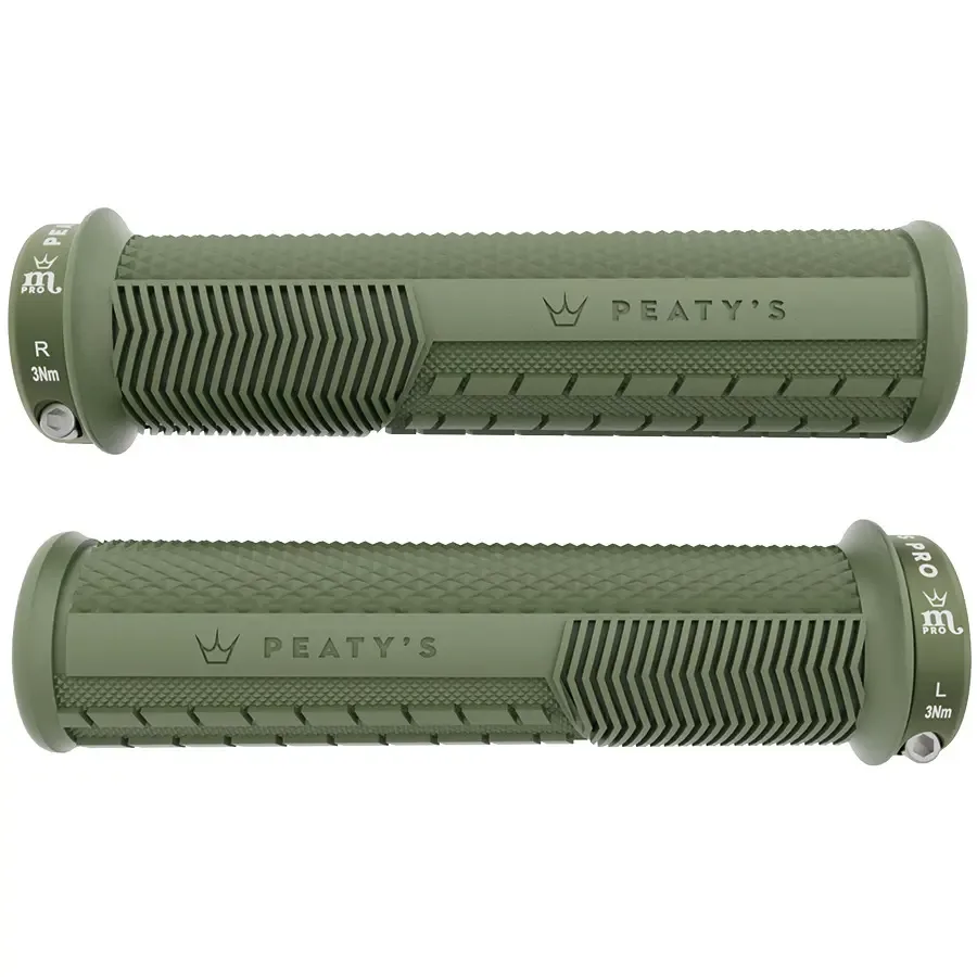Poignées fin Peaty's Monarch Pro Knurl