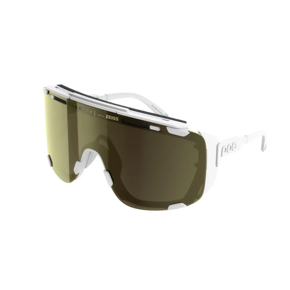 POC Devour Glacial + - Hydrogen White/Clarity Universal/Sunny Gold