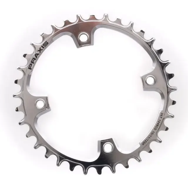 Mono Plateau aus Stahl Praxis 104BCD PVD NW