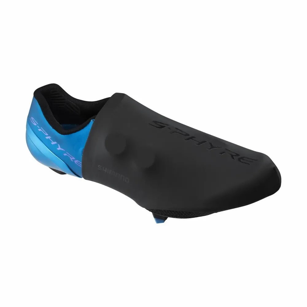SHIMANO - Halbe Überschuhe  S-Phyre, für Damen, Schwarz / Blau, Größe