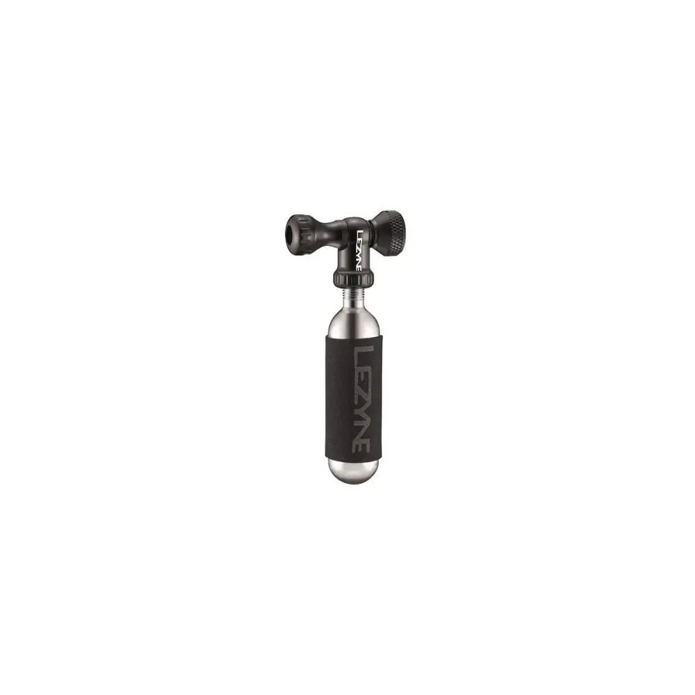 Lezyne Control Drive CO2 Adapter + 16 g Patrone Schwarz, Herren, Größe: ONE SIZE