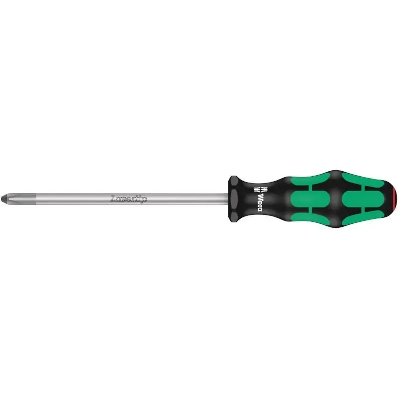 Wera 350 05008710001 Werkstatt Kreuzschlitz-Schraubendreher PH 1 Klingenlänge: 80 mm