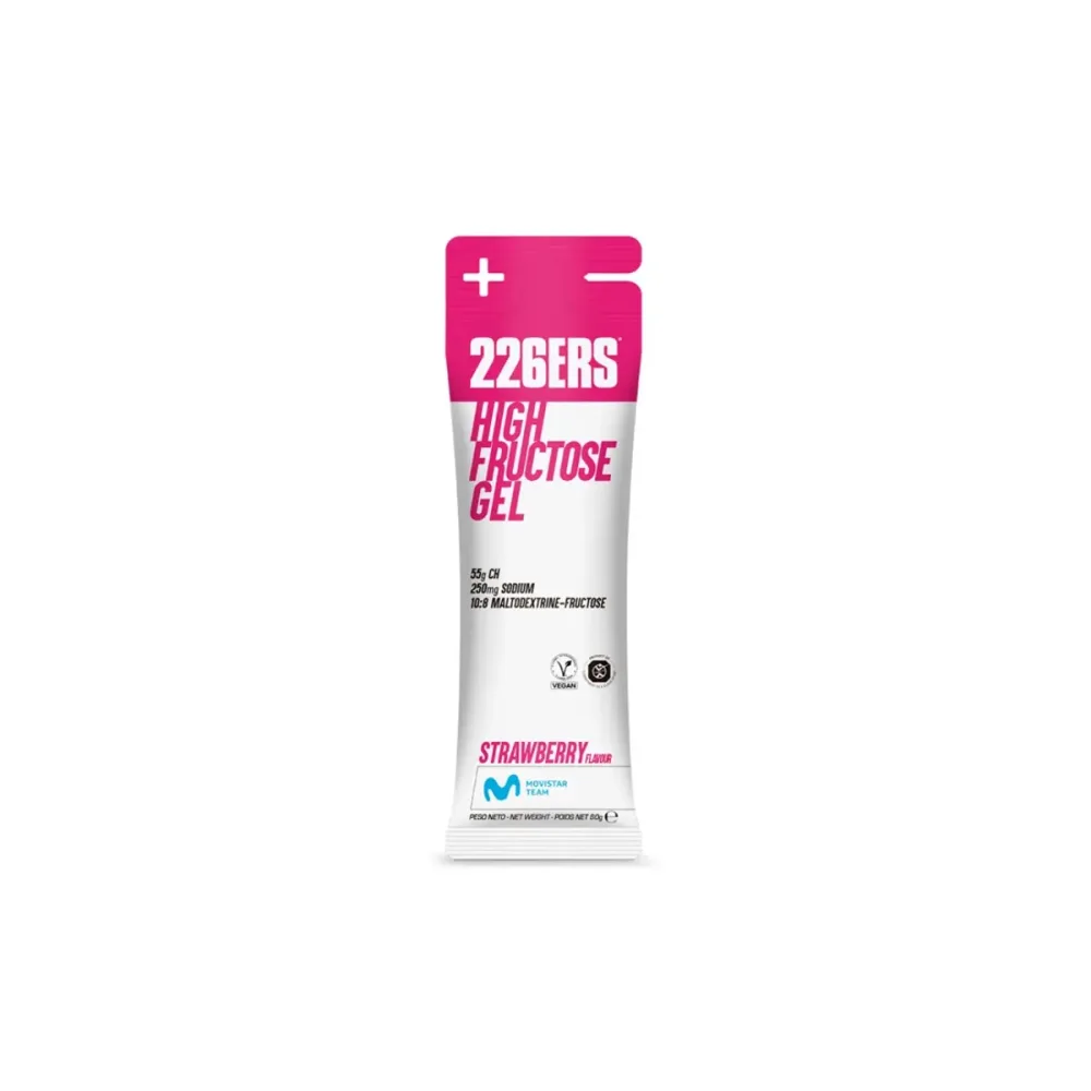 Fructose Energiegel 226ERS Fraise (x6)