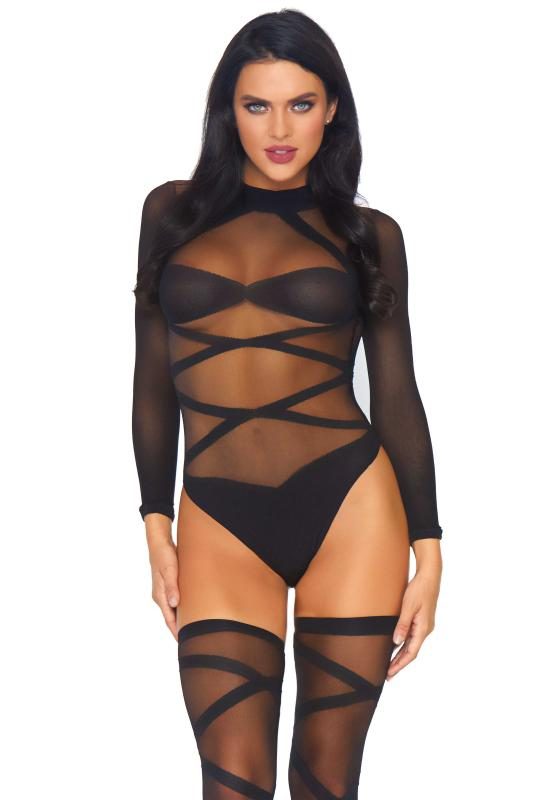 Leg Avenue »Truth Or Dare« Body & Strümpfe Set