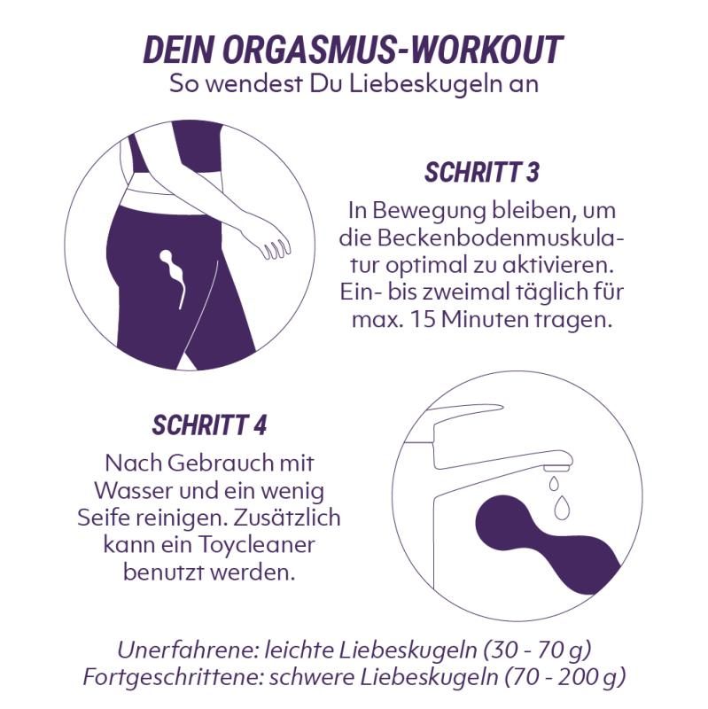 Fifty Shades of Grey ? Inner Goddess Liebeskugeln ? Silber Gewicht