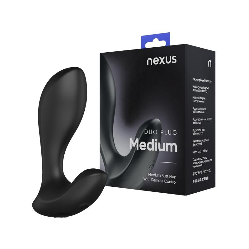Nexus »Duo Medium« Analplug mit Vibration