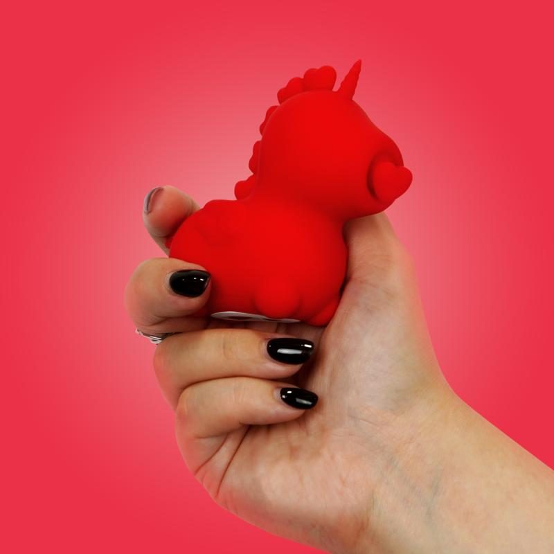Unihorn - Cupid's Beau Vibrator - Rot