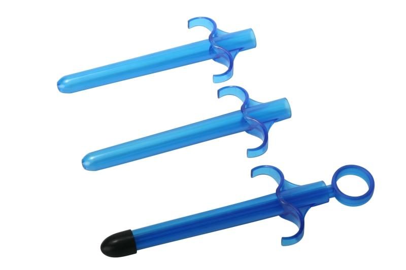 Trinity Vibes ? Gleitmittel-Applikator-Set ? Blau (3er-Pack)