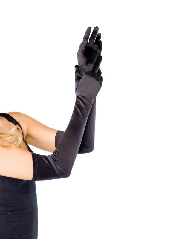 Leg Avenue ? Extra lange Satinhandschuhe