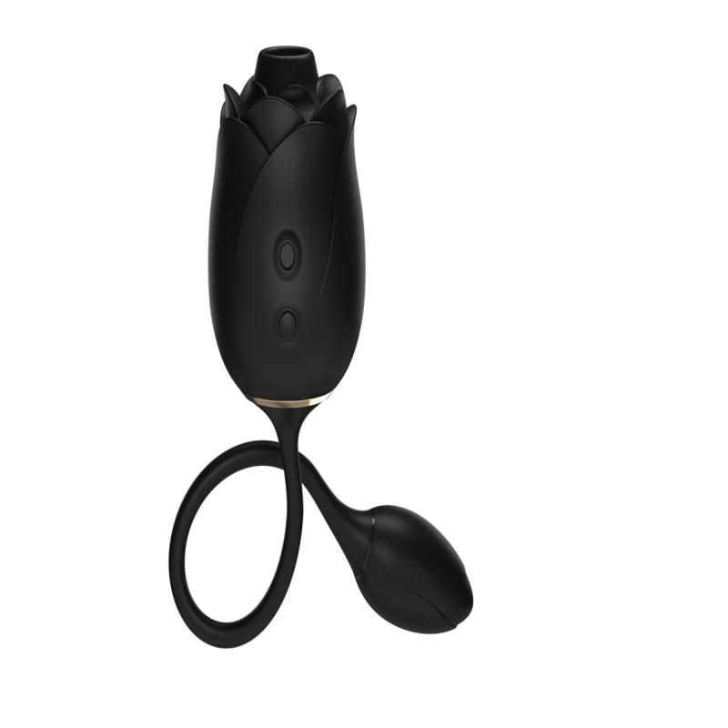 Fifty Shades of Grey - Blushing Rose Saug- und G-Punkt-Vibrator - Schwarz