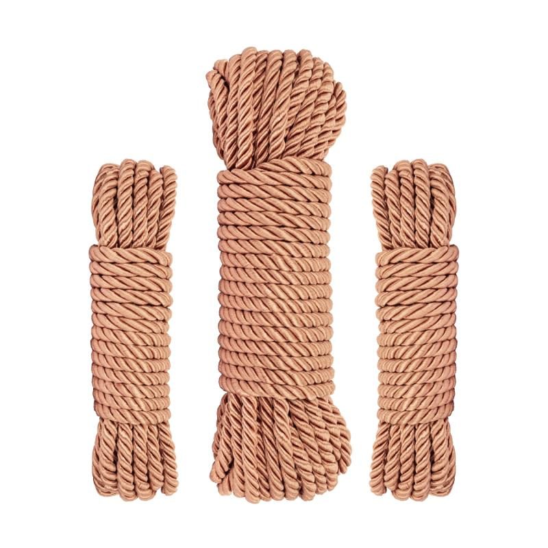 Rosy Gold ? Rope Set ? Luxuriöse Bondage-Seile