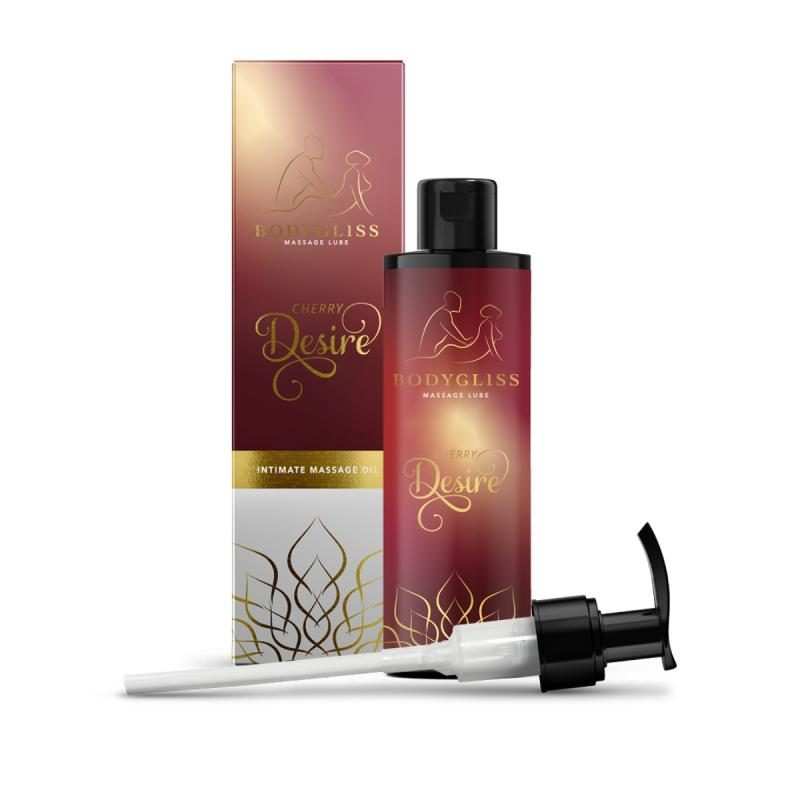 BodyGliss - Cherry Desire Massageöl und Gleitmittel - 150 ml