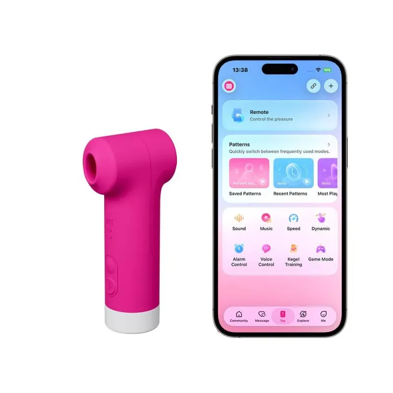 Lovense - Fizz Klitoris Saug Und Tapping Vibrator - Pink