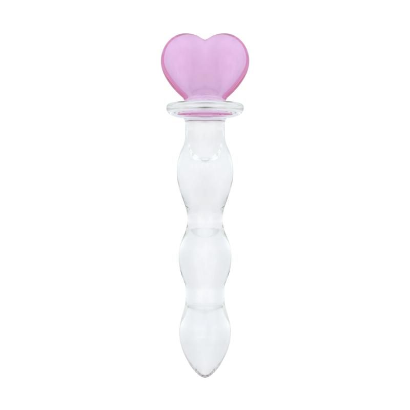 Gildo - No. 35 Glas Dildo Herzform - 18.8 cm
