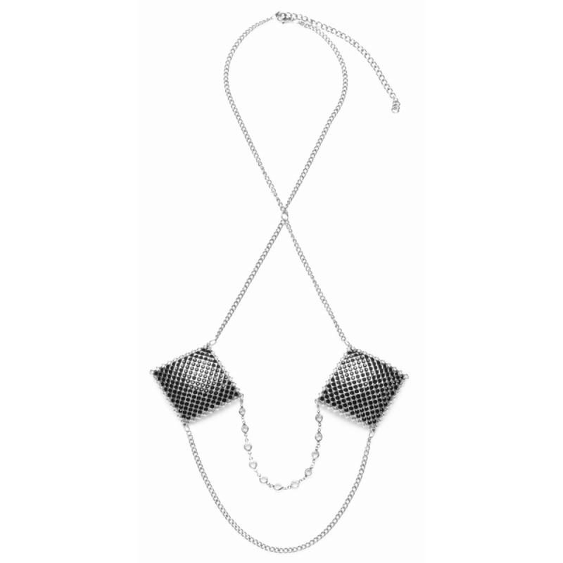 Cottelli Collection ? Nippelschmuck Kette ? Silber