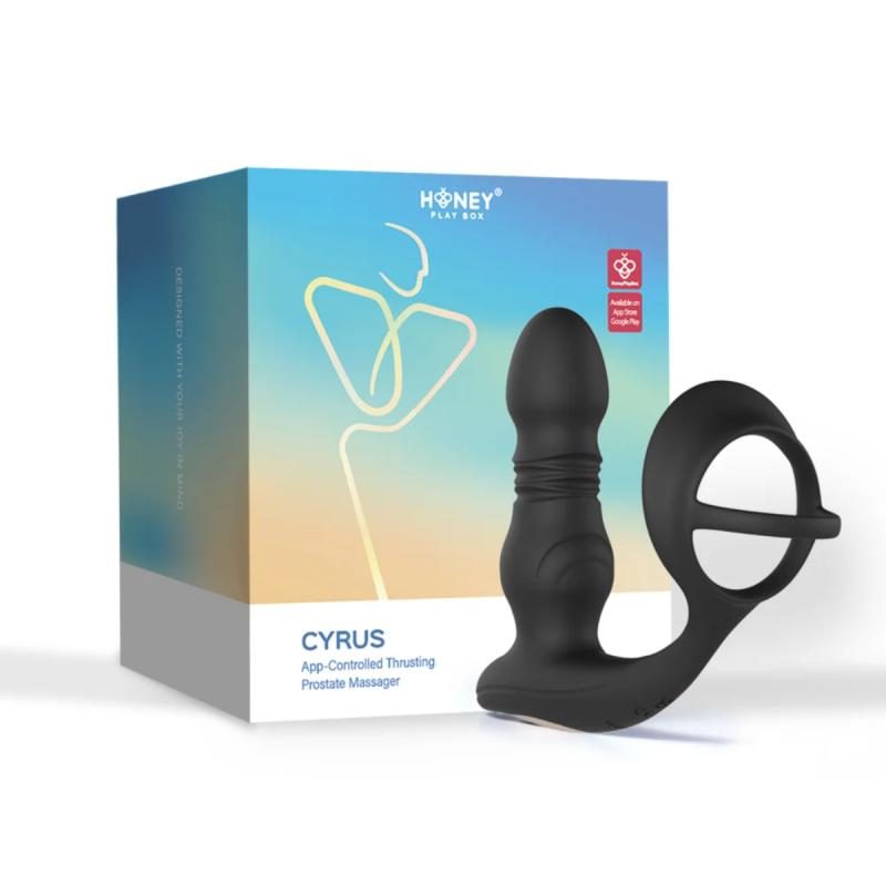 HoneyPlayBox ? Cyrus Stoß-Prostata Vibrator ? Schwarz