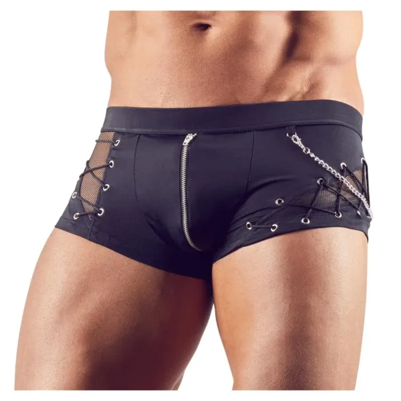 Svenjoyment Underwear - Pants mit Reißverschluss und Kette - Schwarz