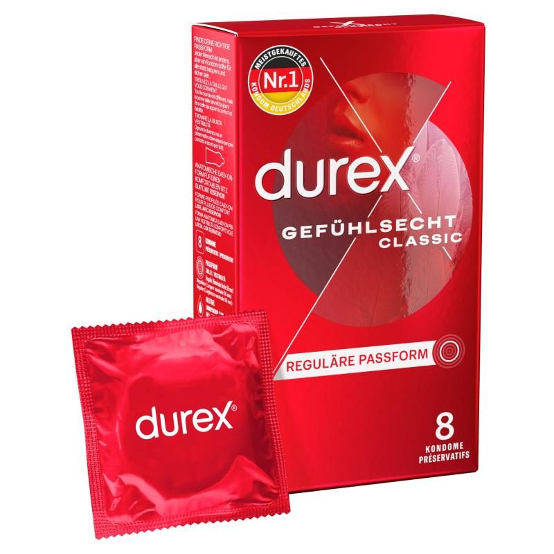 Durex ? Thin Feel Classic Kondome ? 8 Stück