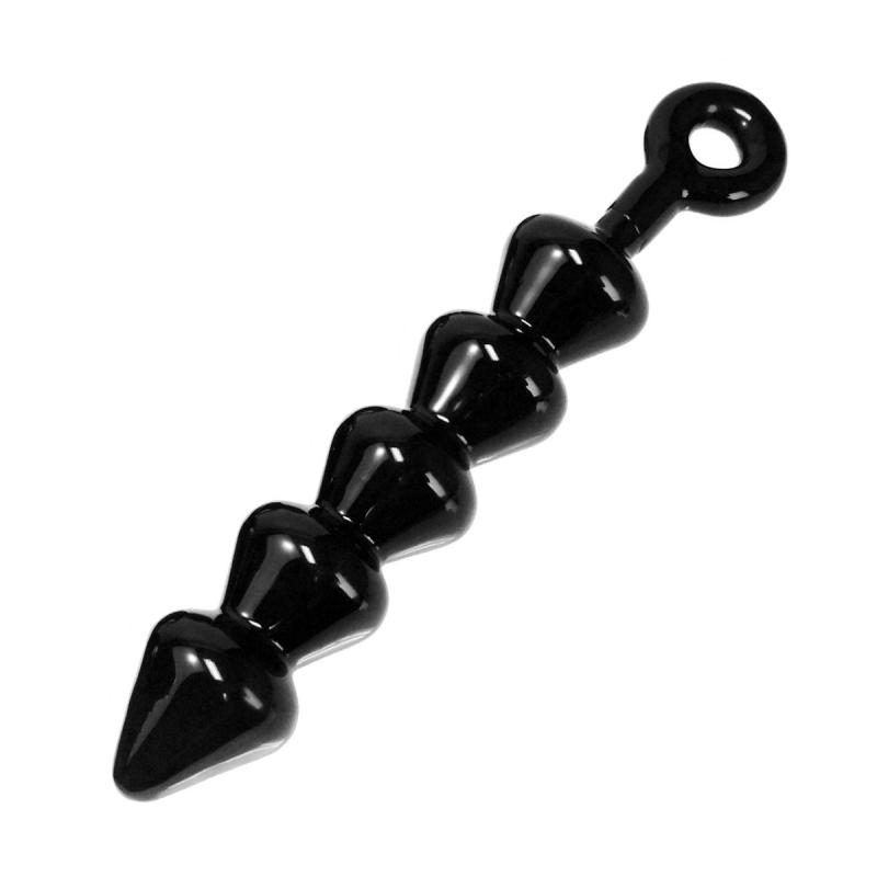 Master Series - Anal Links Anal Kette - Schwarz