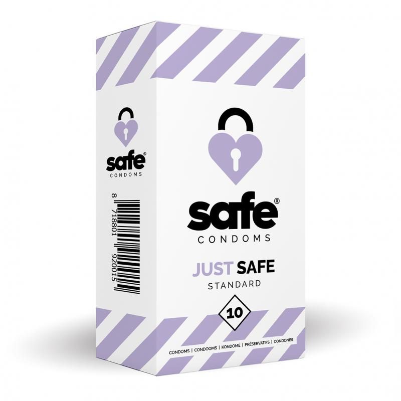 SAFE ? Kondome mit silikonbasiertem Gleitmittel ? Standard ? 10 Stück