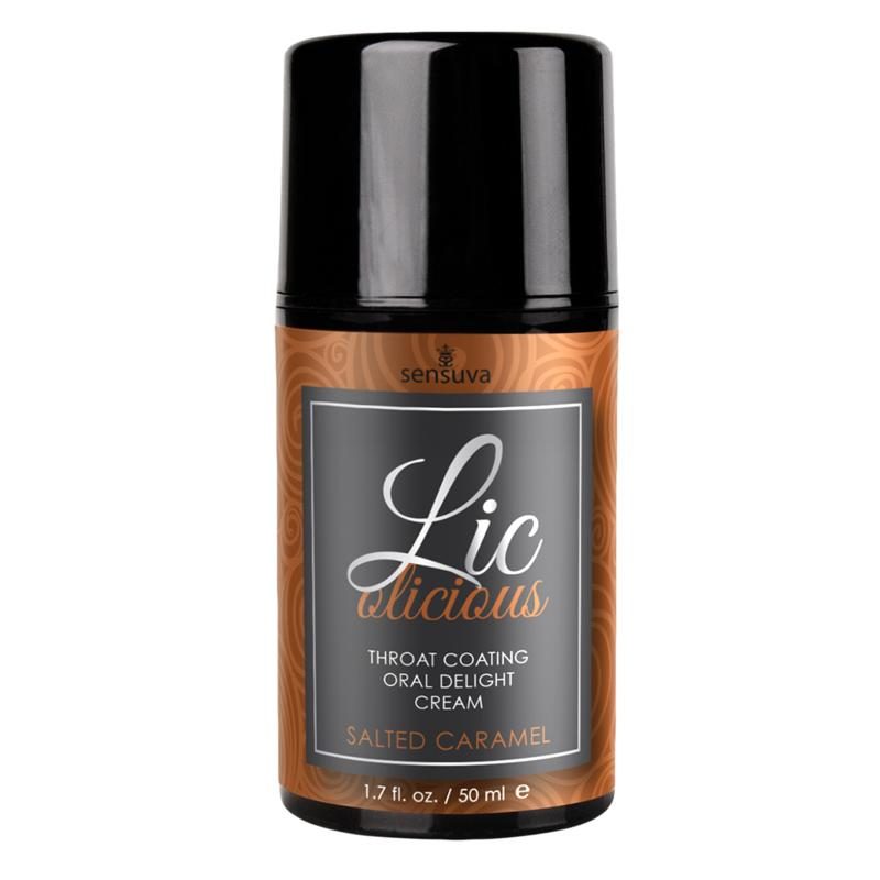 Sensuva - Lic-o-licious Oral Delight Cream Salted Caramel - 50 ml
