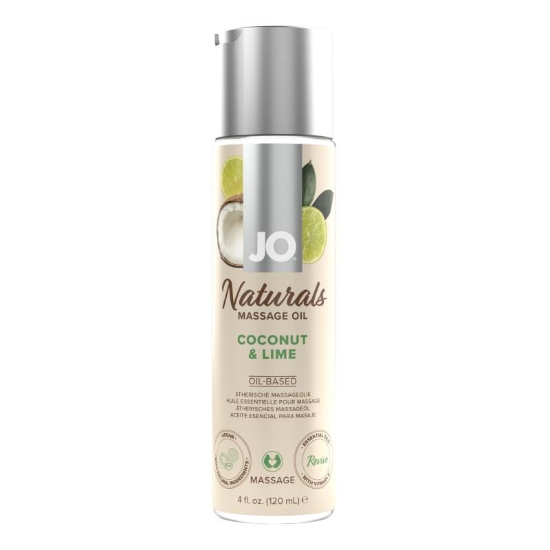 JO - Naturals Massageöl Kokosnuss & Limette - 120 ml