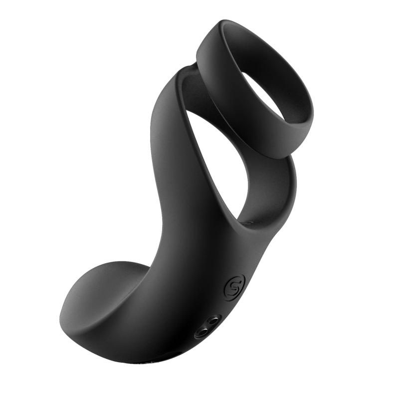 SVAKOM - Benedict Doppelt Ring Perineum Stimulator - Schwarz