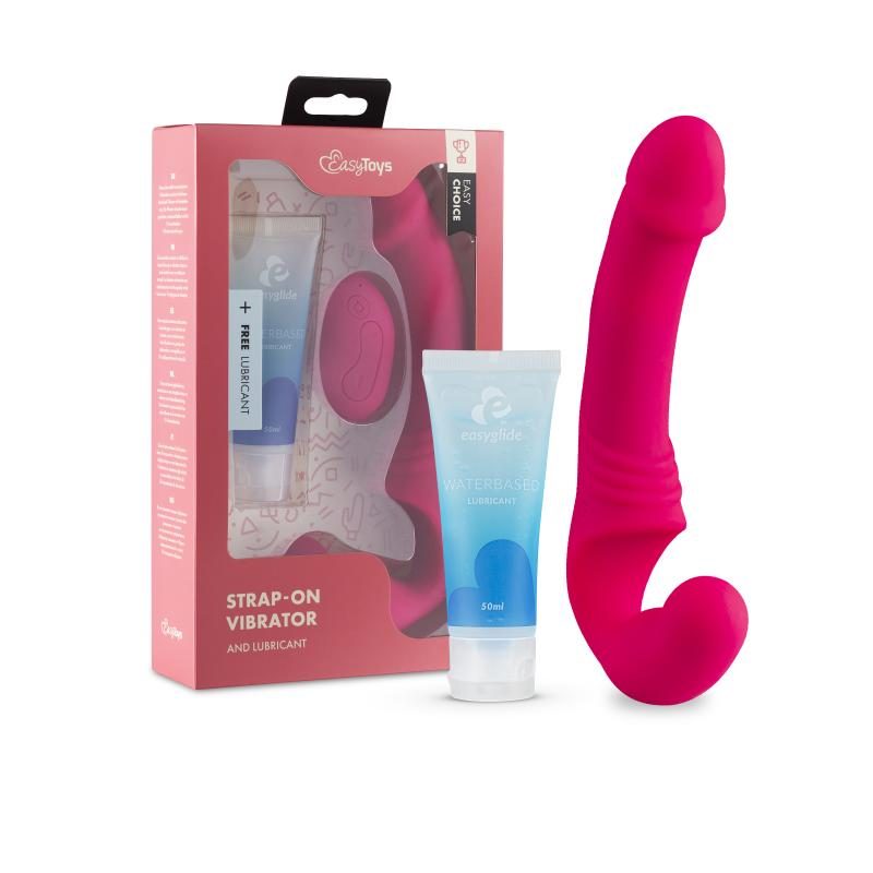 Easy Choice Strap-On mit Vibration & Gleitgel Set